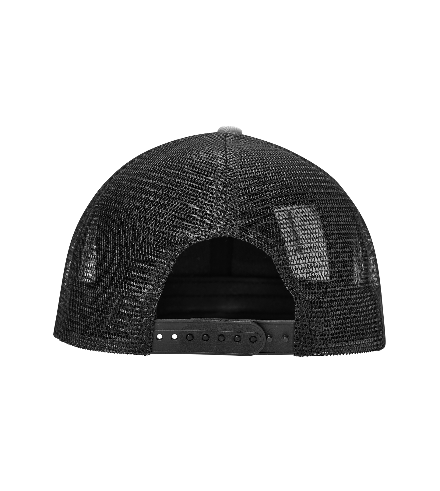 Capish Flat Peak Trucker Cap - Grey