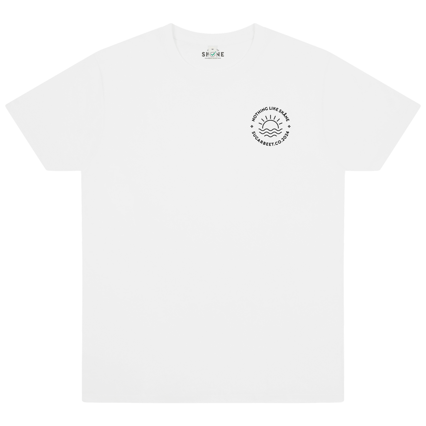 Hills and Sea - White