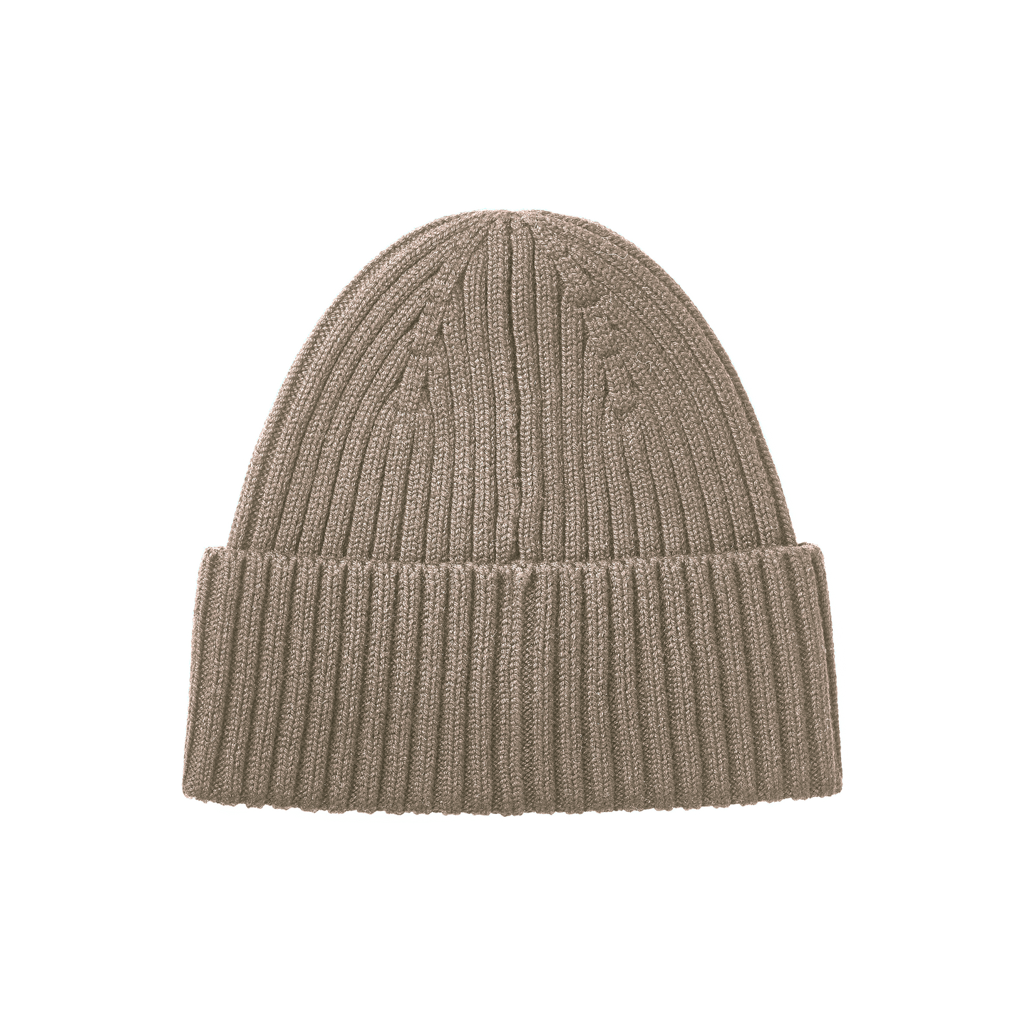 Knitted Beanie - Sandbeige
