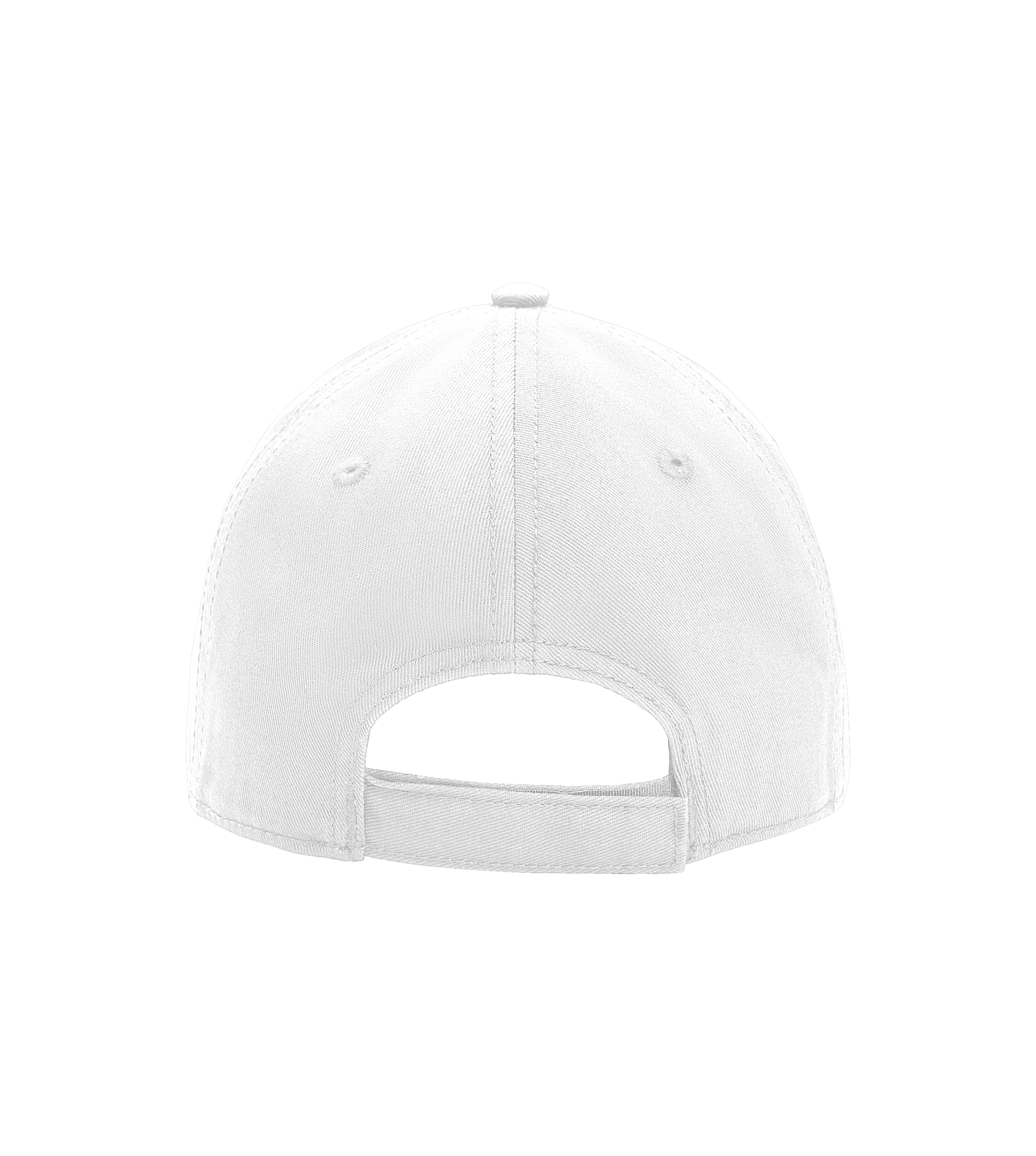 Capish Twill Baseball Cap - White