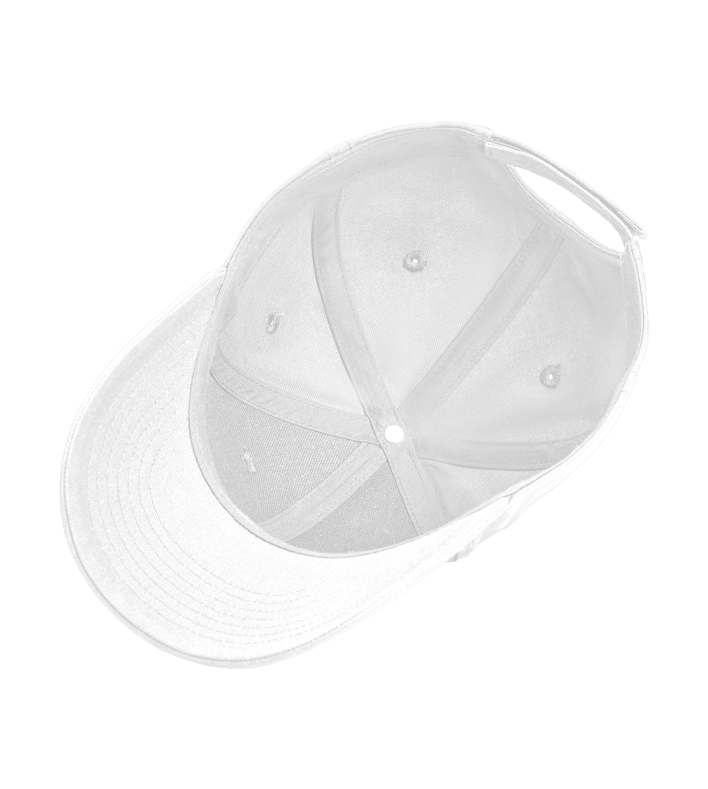 Capish Twill Baseball Cap - White