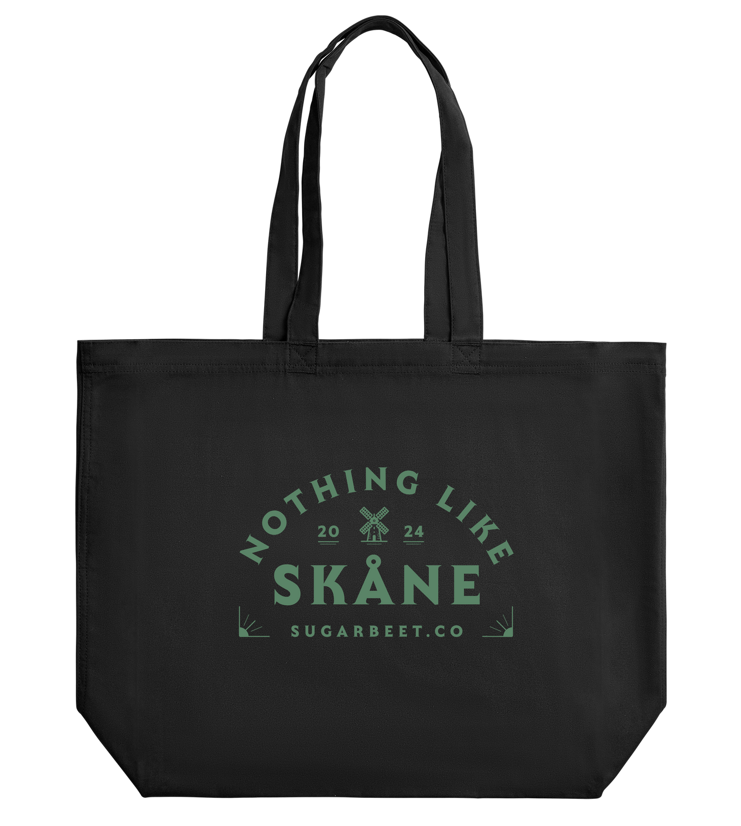 Canvas Large Tote - Black