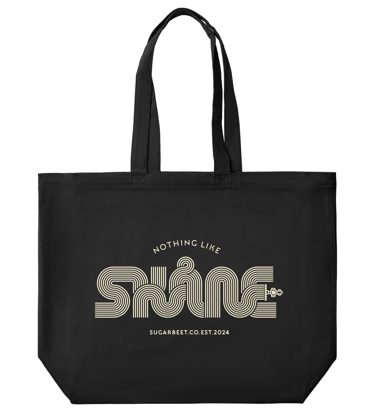 Canvas Large Tote - Black