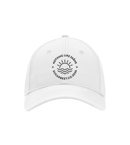 Capish Twill Baseball Cap - White